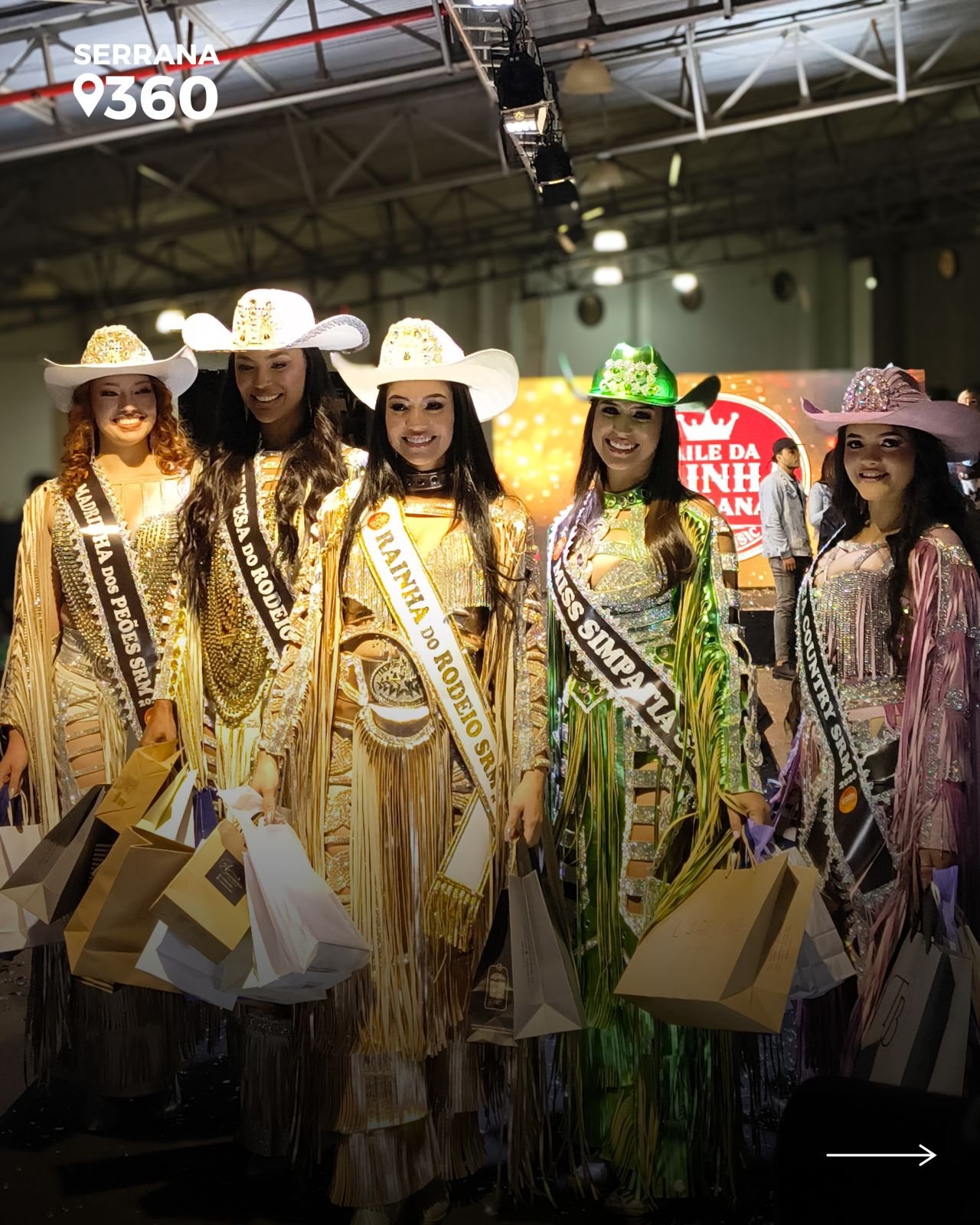 Baile da Rainha define a nova Corte Oficial do Serrana Rodeio Music 2026