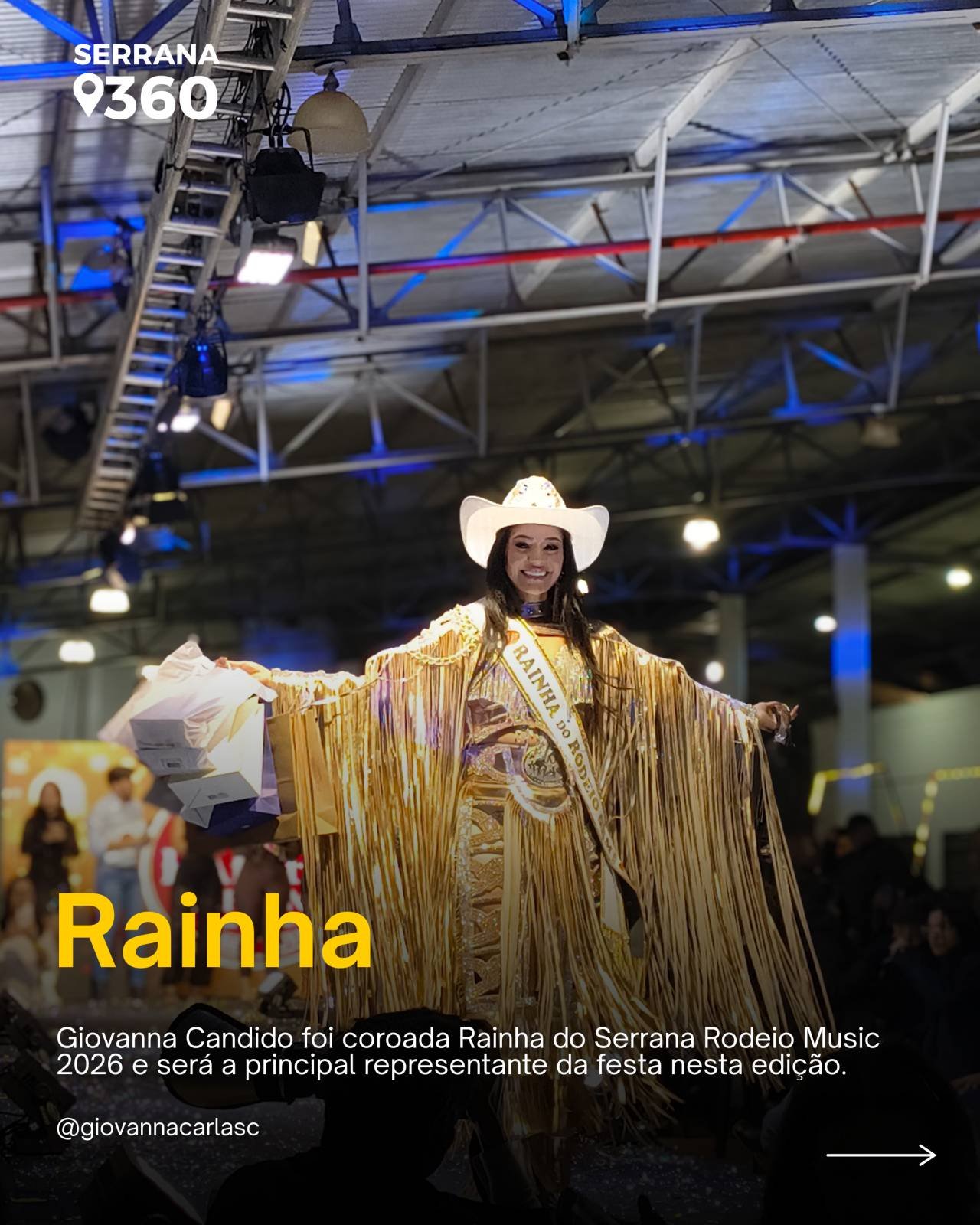 Baile da Rainha define a nova Corte Oficial do Serrana Rodeio Music 2026