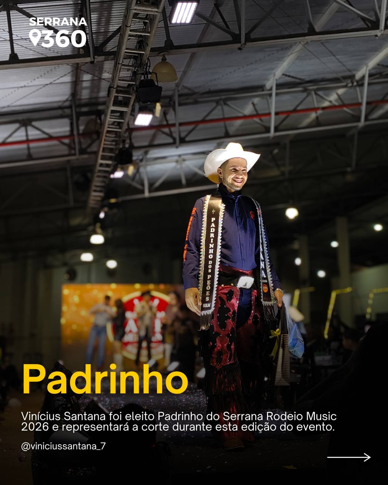 Baile da Rainha define a nova Corte Oficial do Serrana Rodeio Music 2026