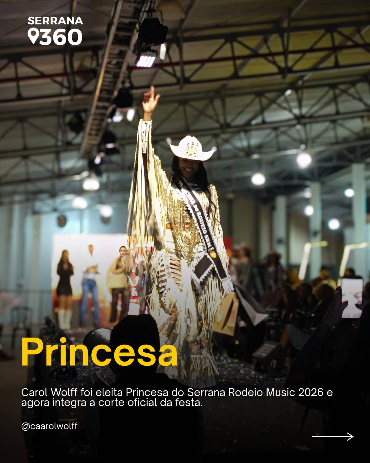 Baile da Rainha define a nova Corte Oficial do Serrana Rodeio Music 2026