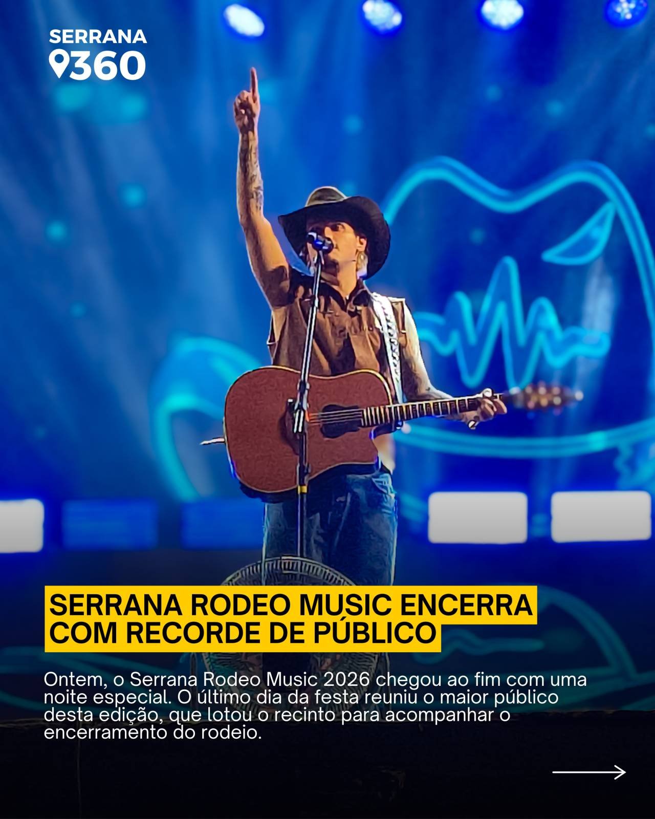 Serrana Rodeio Music 2026 encerra com recorde de público e grandes shows