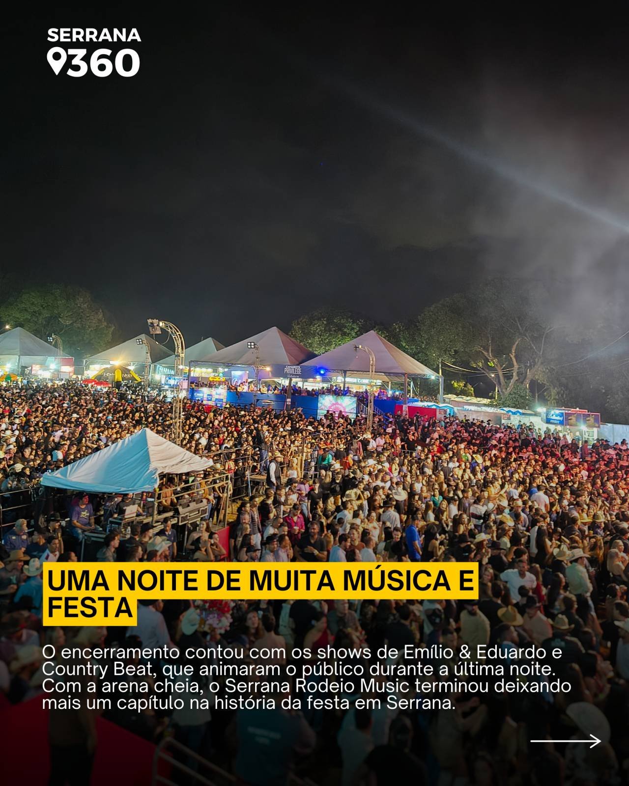 Serrana Rodeio Music 2026 encerra com recorde de público e grandes shows